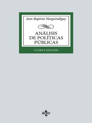 cover image of Análisis de políticas públicas